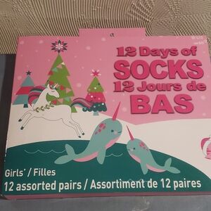 12 Days of Socks Gift Set for Girls